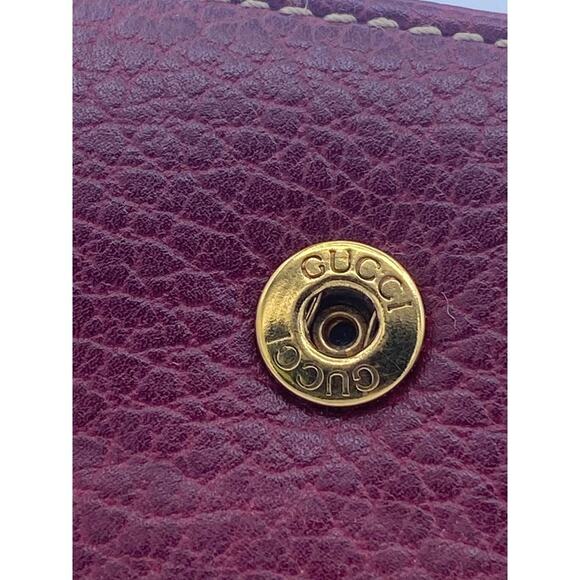 Gucci Authentic burgundy Key Ring Case - Picture 7 of 9